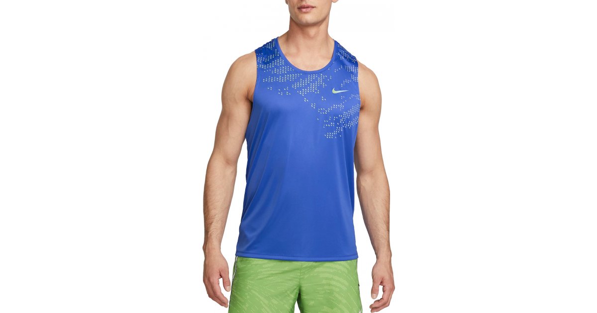 Потник Nike Running Tank Top Синьо | dm4804-432, 1