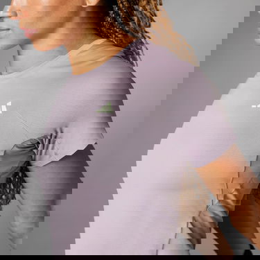 Тениска adidas Performance Adizero Running T-shirt Лилаво | IN0165, 2