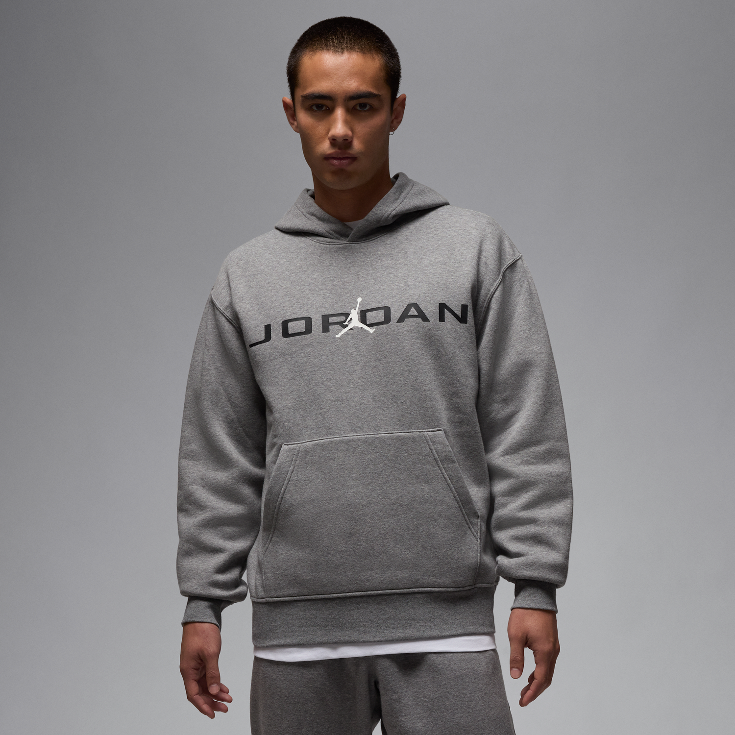 Суитчър Jordan Jordan Essentials Fleece Hoodie Сиво | HQ4643-091, 1
