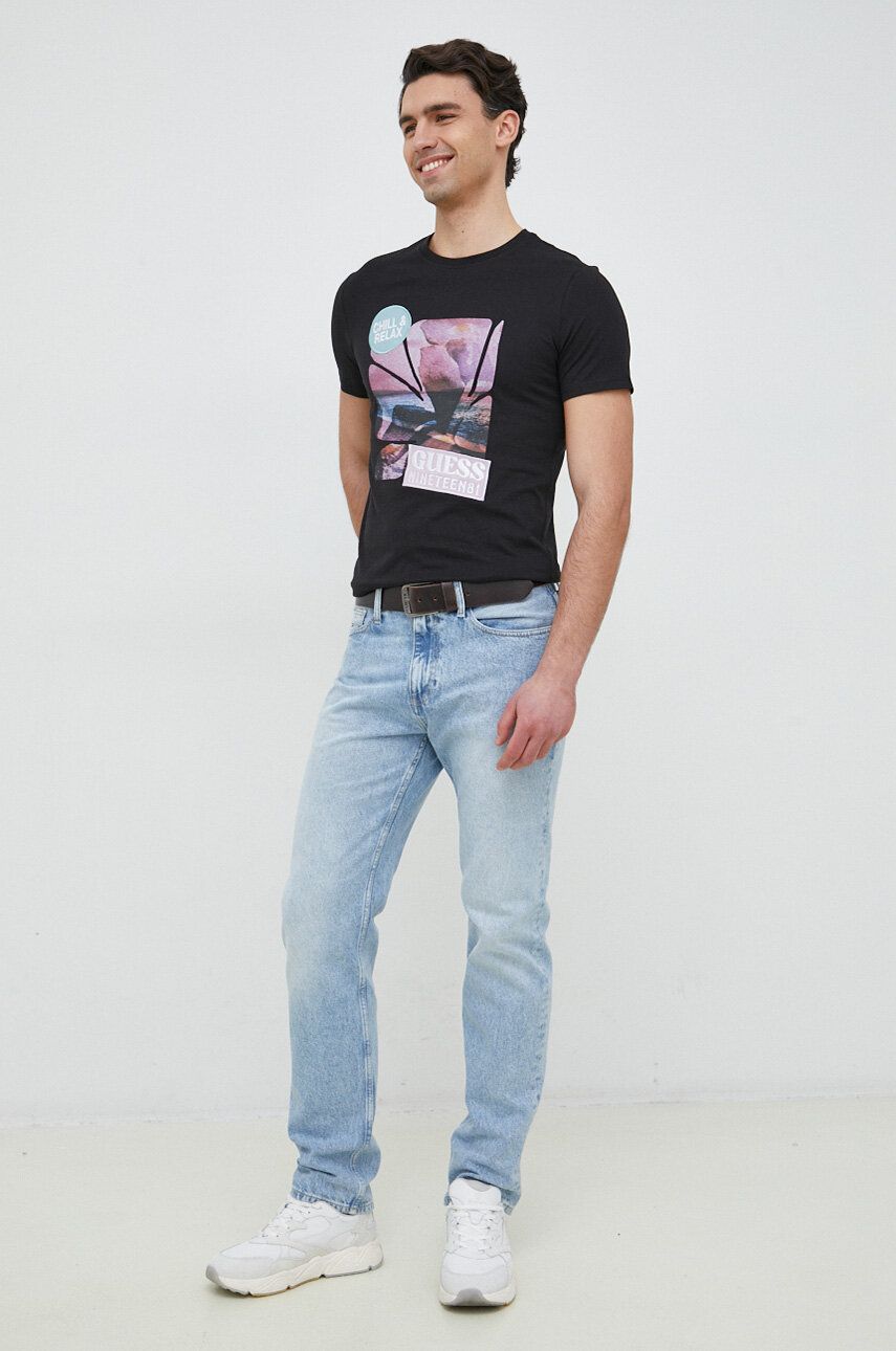 Тениска GUESS T-shirt Черно | M3GI29.I3Z14, 0