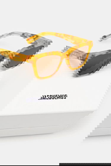 Слънчеви очила Jacquemus Jacquemus Carre Sunglasses Жълто | JAC109C4SUN, 3