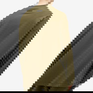 Тениска Fear of God Essentials Long Sleeve T-Shirt Зелено | 125BT244205F, 3
