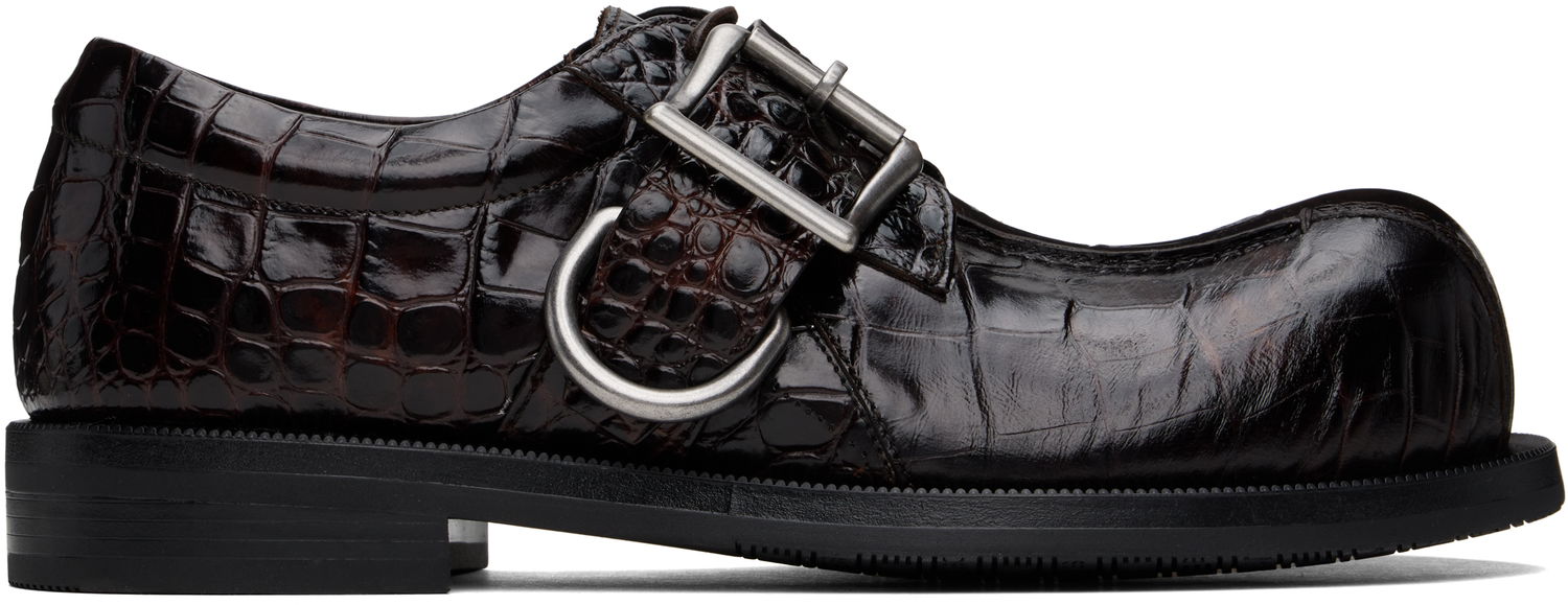 Кецове и обувки Martine Rose Martine Rose Bulb Toe Buckle Loafers Кафяво | 1054LE01710-28416299, 0