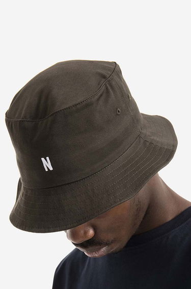 Шапка NORSE PROJECTS Twill Bucket Hat Beech Сиво | N80-0101-8109, 3