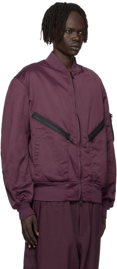 Яке бомбър Y-3 Y-3 Insulated Bomber Jacket Бургунди | KA2397, 1