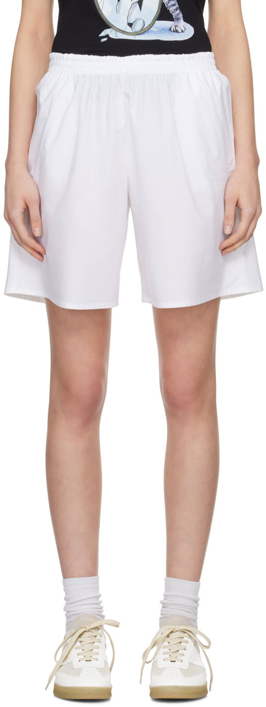 Къси панталони Maison Margiela MM6 Embroidered Shorts Бяло | S52MU0118 S47294, 0