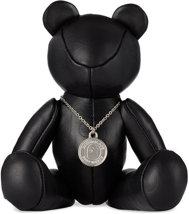 Flexstyle BAPE BAPE Black Solid Camo Leather Bear Plush Toy Черно | 001FGK301002M, 0
