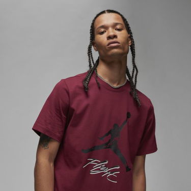 Тениска Jordan Jordan Essentials Jumpman T-Shirt Бургунди | DQ7376-680, 1