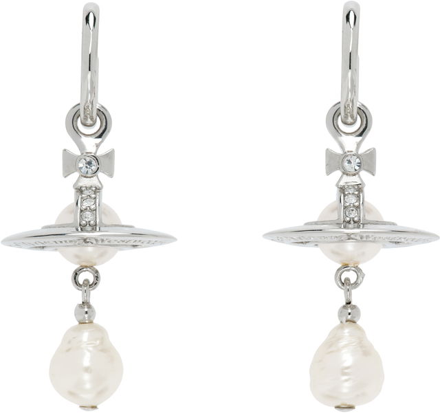 Vivienne Westwood Aleksa Pearl Drop Earrings