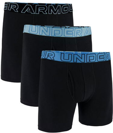 Боксерки Under Armour Performance Cotton 6" Boxer Briefs - 3 Pack Черно | 1383889-003, 0