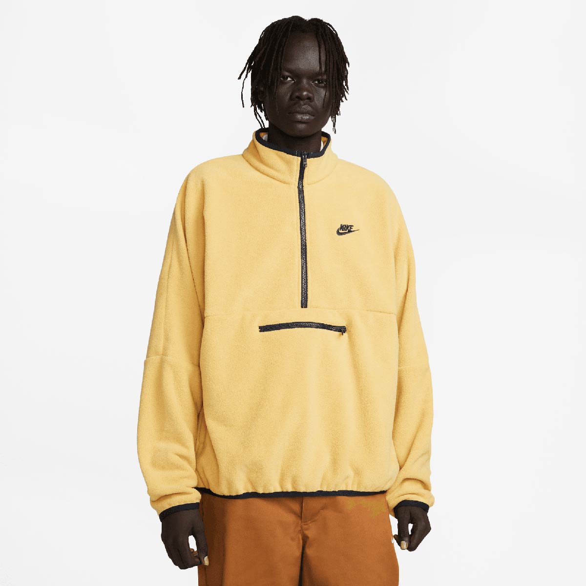 Суитчър Nike Club Fleece+ 1/2-Zip Fleece Top Жълто | DX0525-725, 1