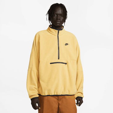 Суитчър Nike Club Fleece+ 1/2-Zip Fleece Top Жълто | DX0525-725, 1