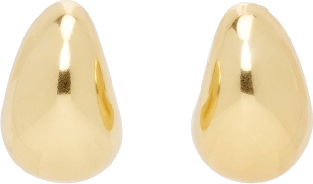 Max Mara Goldtone Clip-on Lobe Earrings