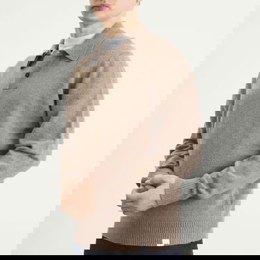 Поло тениска NORSE PROJECTS Standard Merino Lambswool Polo Бежово | N45-0621-2053, 5