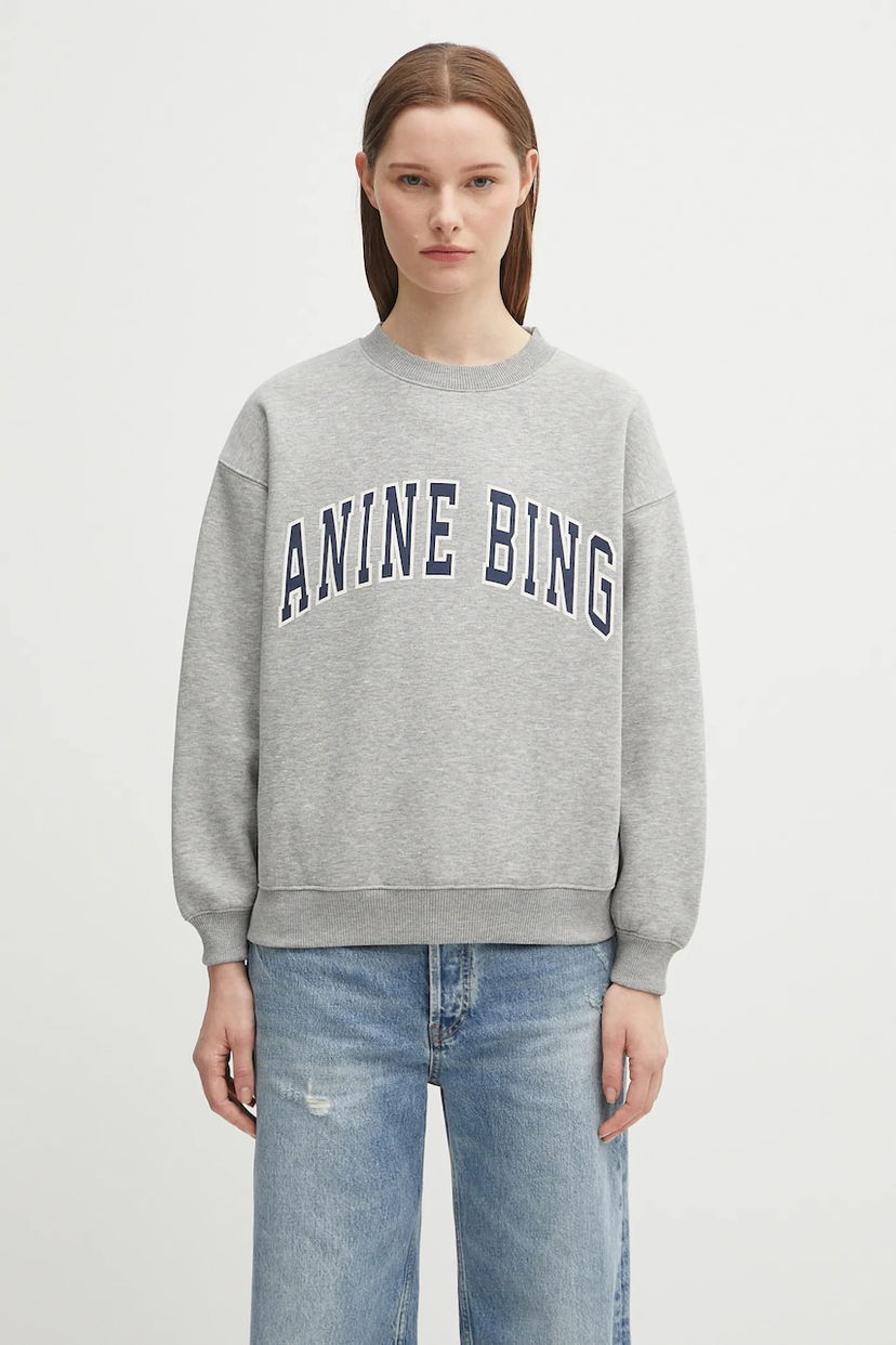 Суитчър Anine Bing Anine Bing Spencer Graphic Sweatshirt Сиво | A.08.11531