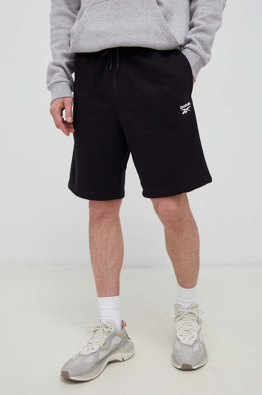 Къси панталони Reebok Identity French Terry Shorts Черно | HS7377, 0