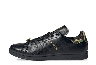 Кецове и обувки adidas Originals BAPE x Stan Smith "30th Anniversary Black" Черно | IG1116, 1