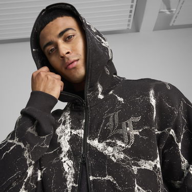 Суитчър Puma Hoops x Lafrancé Written in Chrome Full-Zip Hoodie Черно | 630776_01, 1