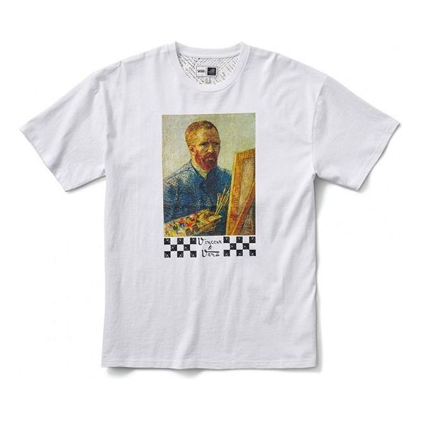 Тениска Vans Vans x Van Gogh Museum Oversized T-Shirt Бяло | VA3QXGWHT, 0