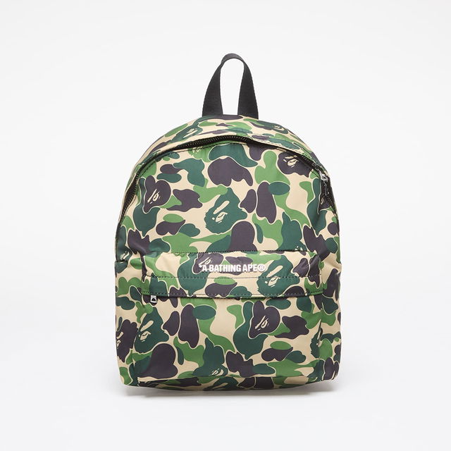 A BATHING APE Abc Camo Small Shoulder Daypack Green Universal