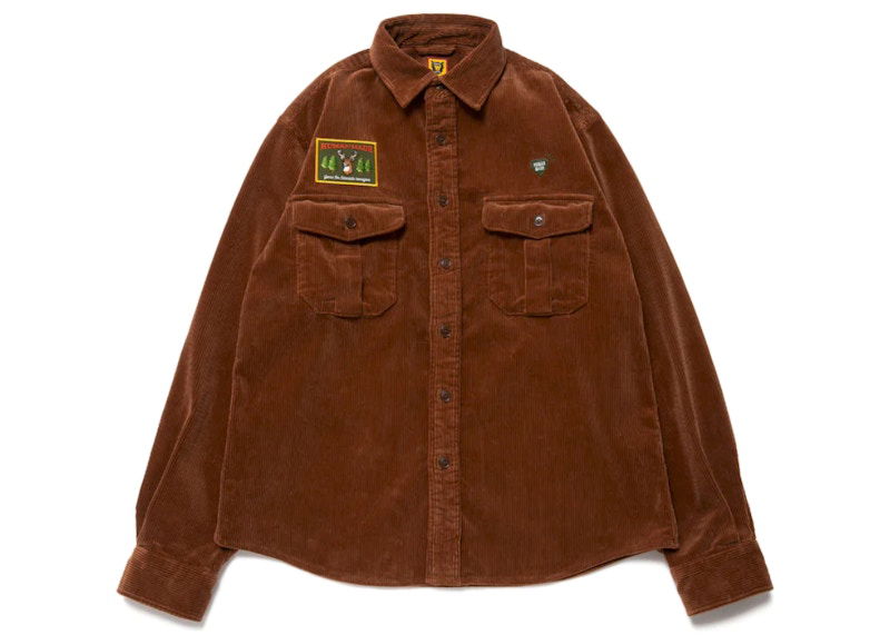 Риза Human Made Workshirt Corduroy Кафяво | HM24SH006