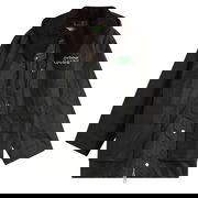 Barbour x GANNI Hooded Wax Coat in Classic Tartan