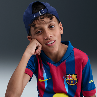 Фланелка Nike FC Barcelona 2025/26 Stadium Fourth Big Kids' Dri-FIT Football Replica Shirt Polyester Многоцветен | FZ1307-432, 2