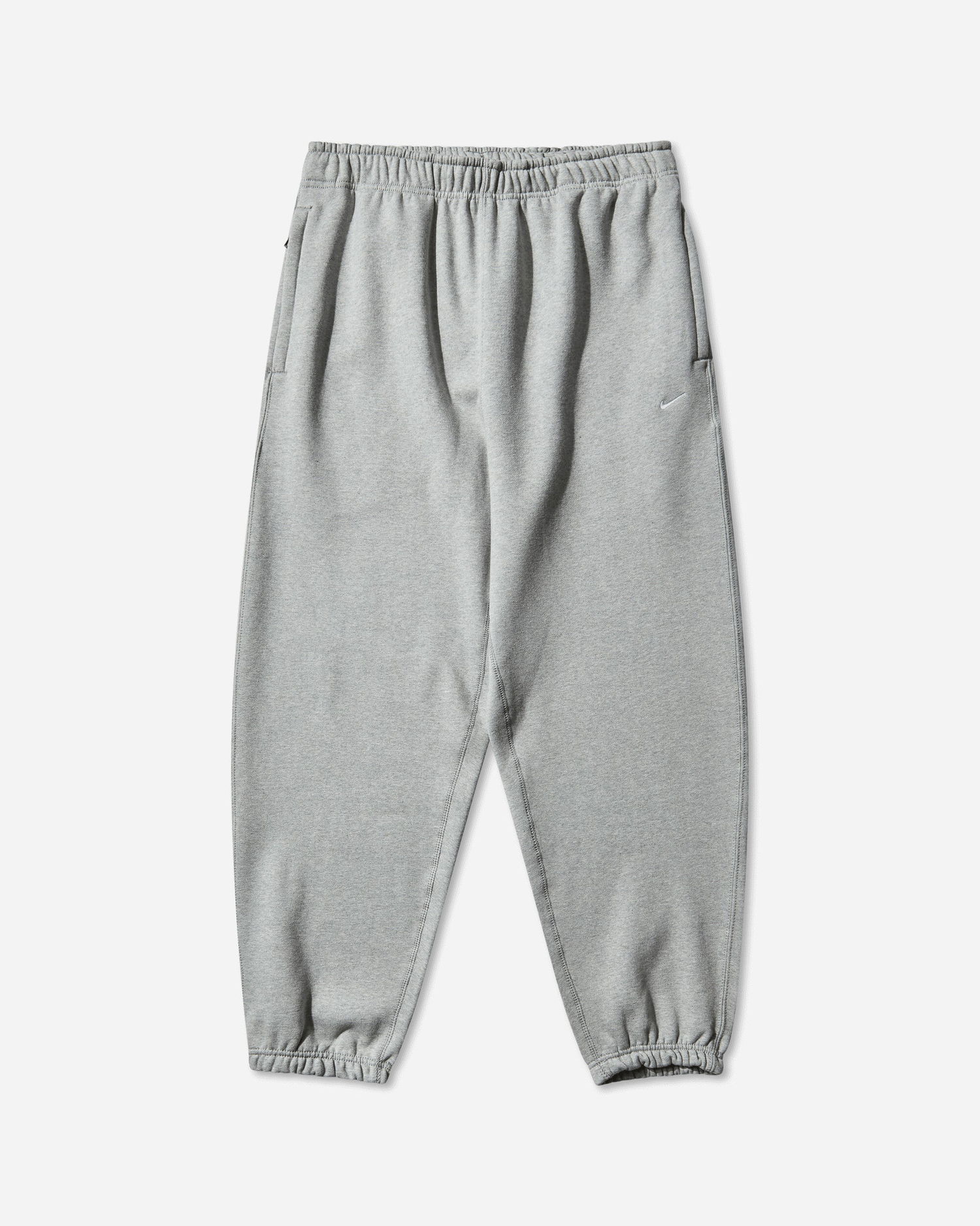 Спортни панталони Nike Solo Swoosh Cuffed Fleece Pants Сиво | HV1088-063, 1