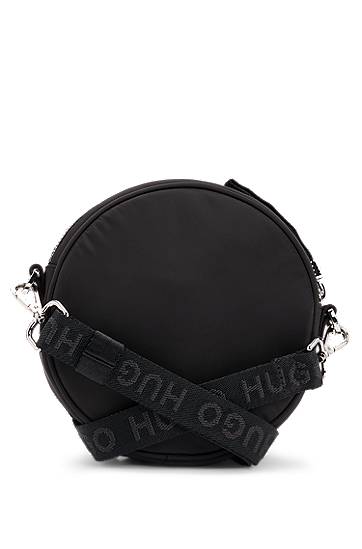 Чанта през рамо BOSS Happy HUGO Circular Crossbody Bag Черно | 50541785, 1