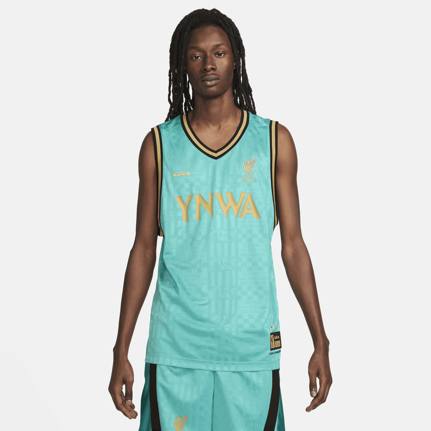 Фланелка Nike Dri-FIT LeBron x Liverpool FC Тюркоазено | FN3025-392, 0