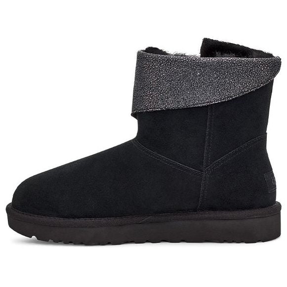 Кецове и обувки UGG Fleece Lined Mini Boots Черно | 1112498-BLK