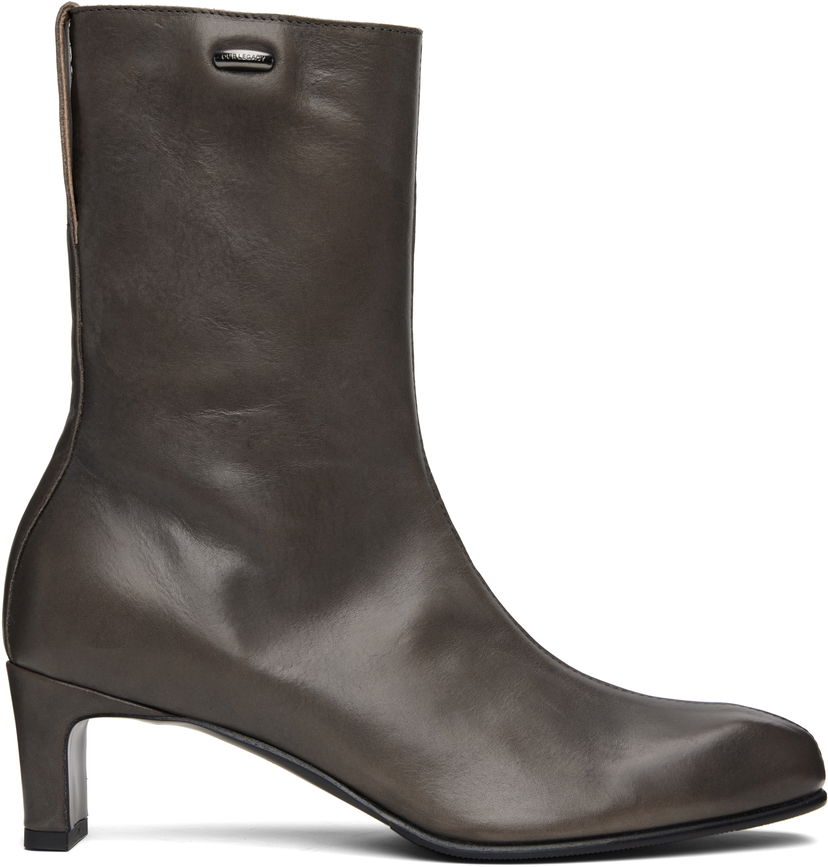 Кецове и обувки OUR LEGACY Karasu Heel Boots Сиво | A4257KP