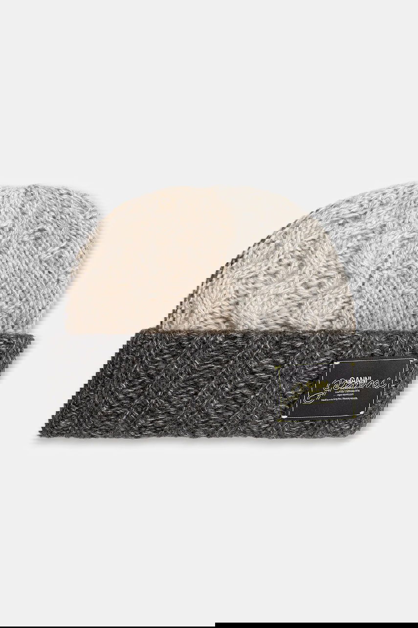 Шапка GANNI Wool Cotton Bubble Beanie Многоцветен | A6661, 0