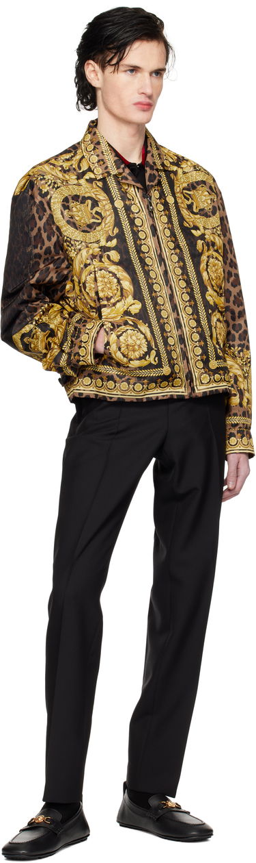 Яке Versace Wild Barocco Print Blouson Jacket Черно | 1016717_1A12366, 3