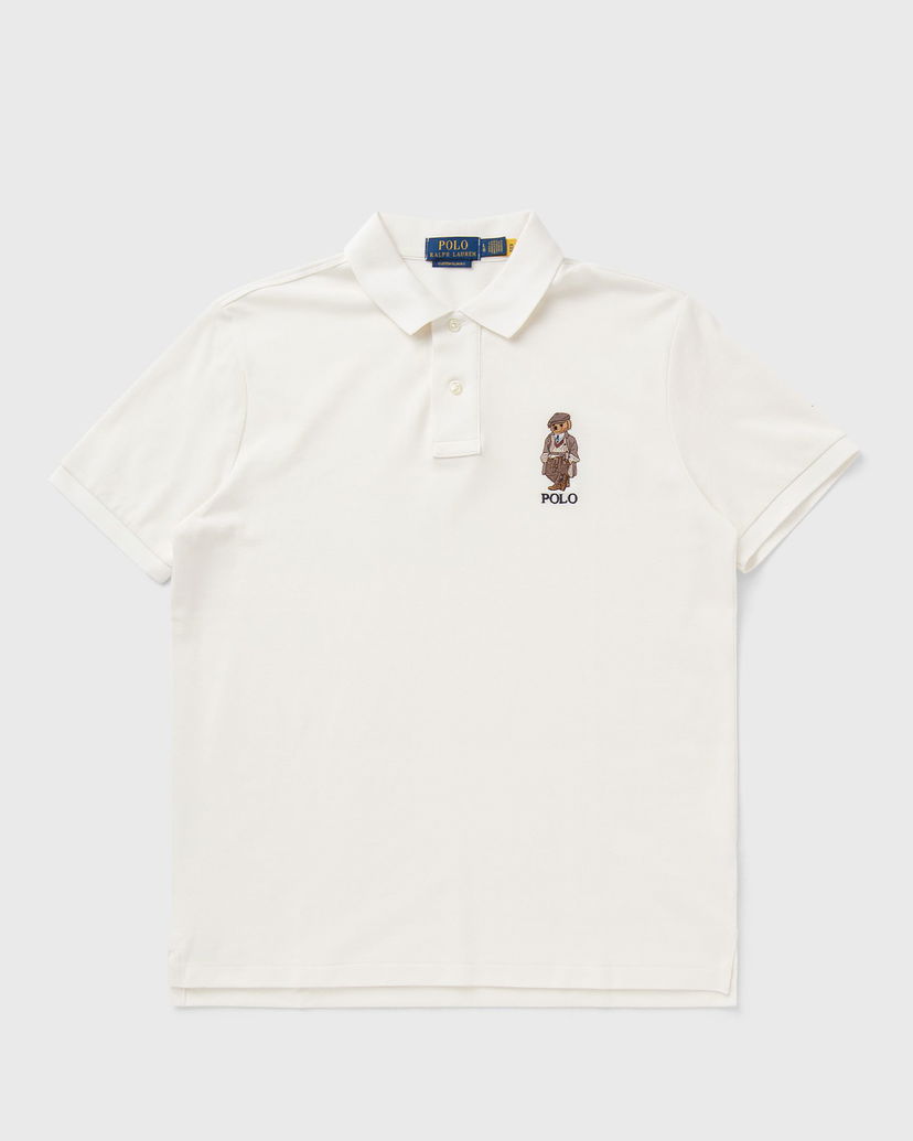 Поло тениска Polo by Ralph Lauren Polo Bear Custom Slim Fit Polo Shirt Бяло | 710P00082001