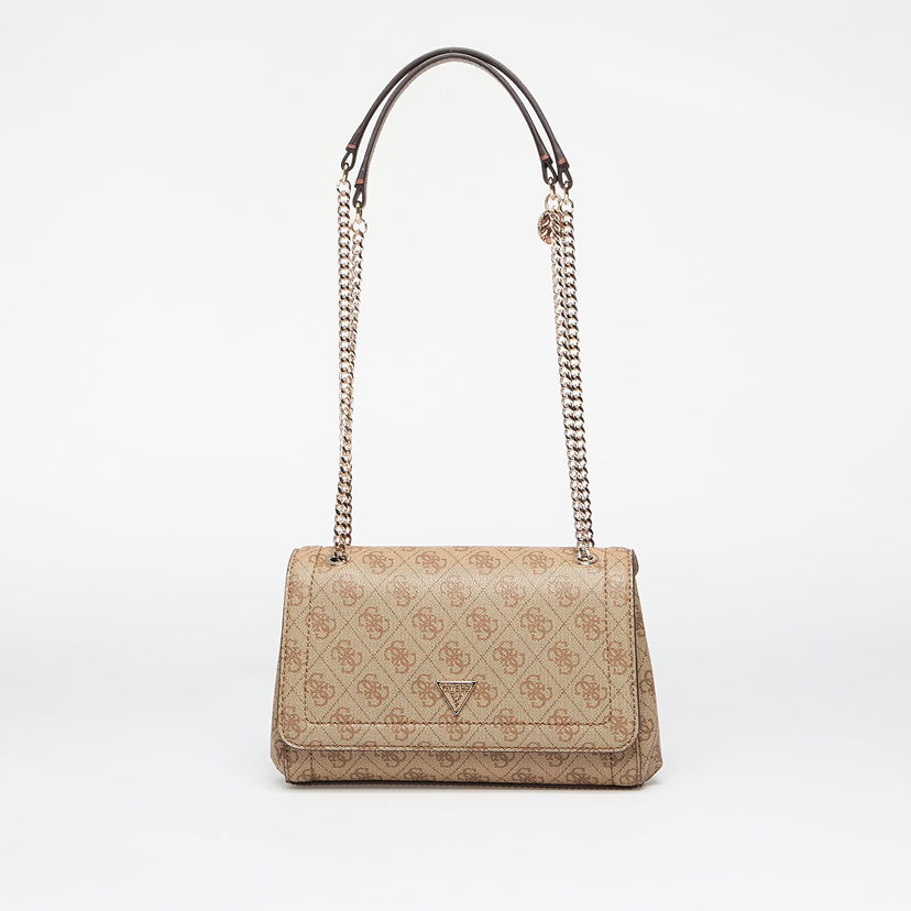 Дамска чанта GUESS Guess Noelle II Convertible Crossbody Flap Bag Бежово | HWBG9672210-LGW