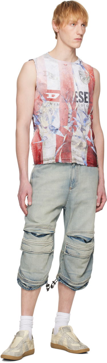 Потник Diesel Diesel T-Per Stripe Tank Top Бяло | A18700-0SKBT-42AA, 3