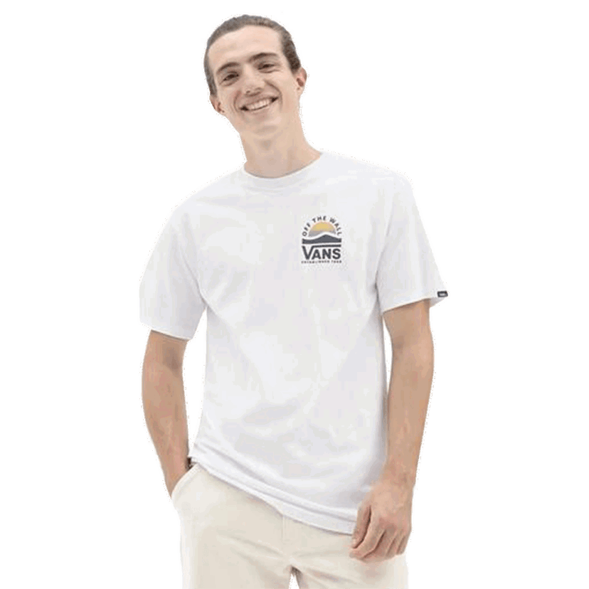 Тениска Vans Vans Sideset-B T-Shirt Бяло | VN00055NWHT