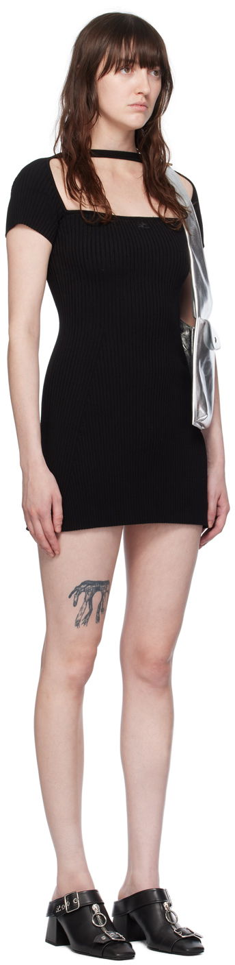 Pокля Courrèges Cutout Detail Bodycon Mini Dress Лилаво | 224MRO416FI0001, 4