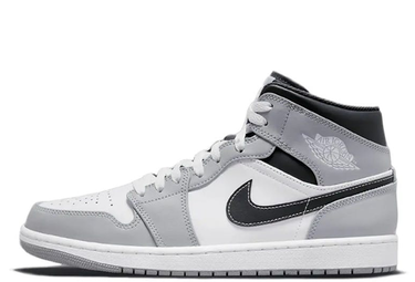 Кецове и обувки Jordan Air Jordan 1 Mid "Light Smoke Grey" Сиво | 554724-078, 1