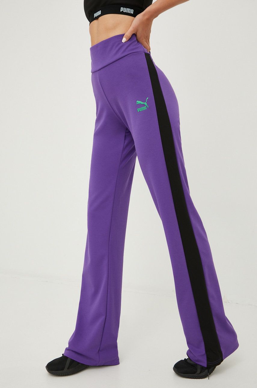 Панталони и дънки Puma Dua Lipa X T7 Pants Лилаво | 536629, 0