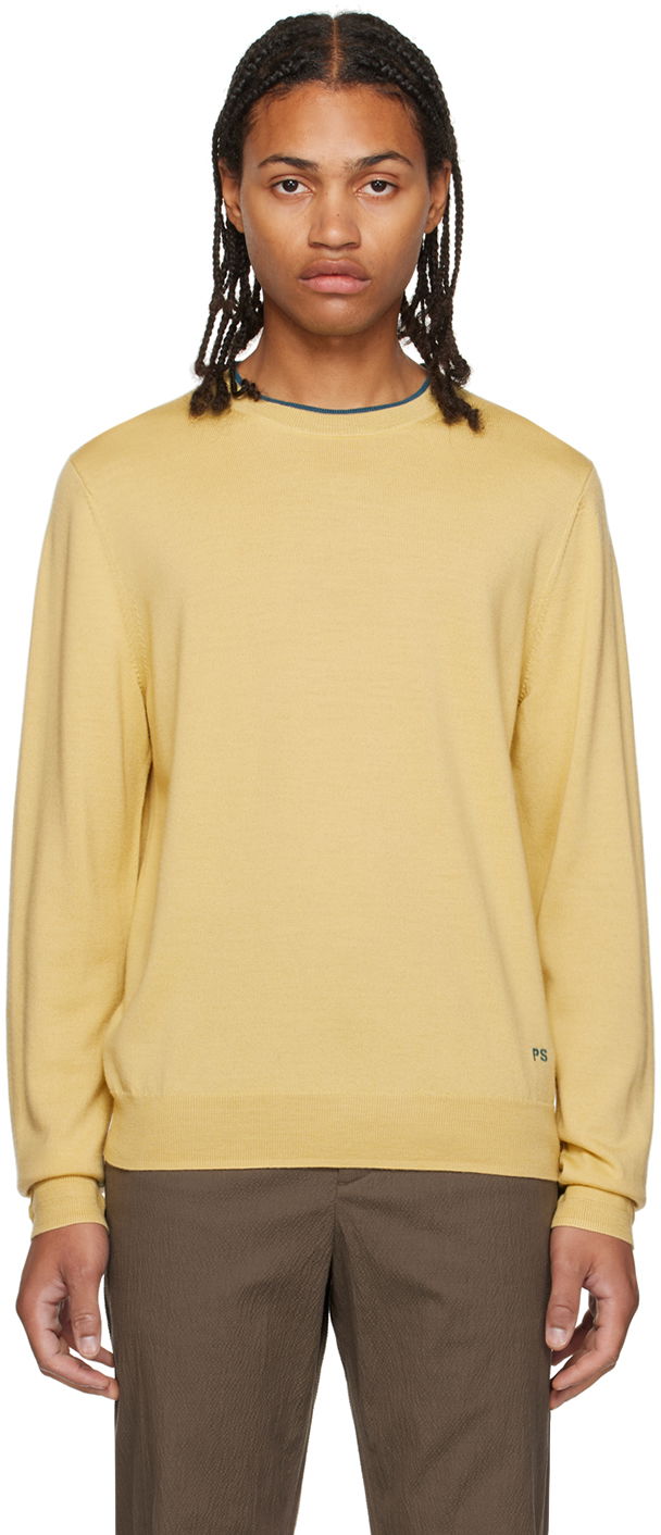 Пуловер Paul Smith PS Paul Smith Embroidered Sweater Жълто | M2R-202Y-L21861, 0