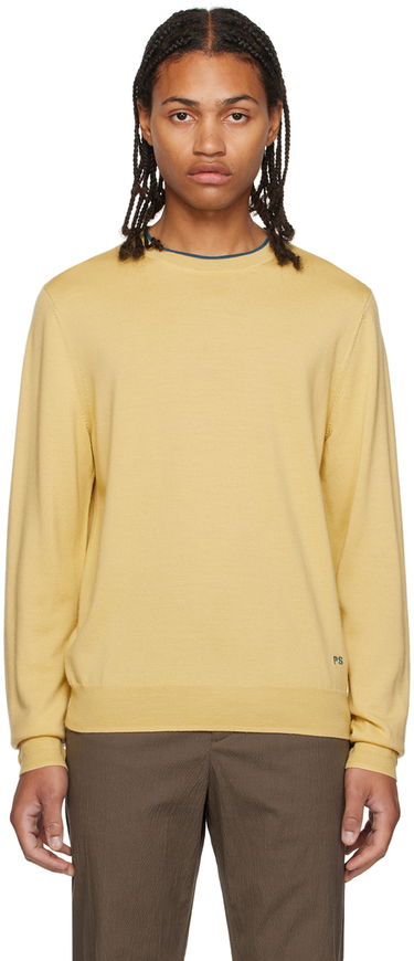 Пуловер Paul Smith PS Paul Smith Embroidered Sweater Жълто | M2R-202Y-L21861, 0