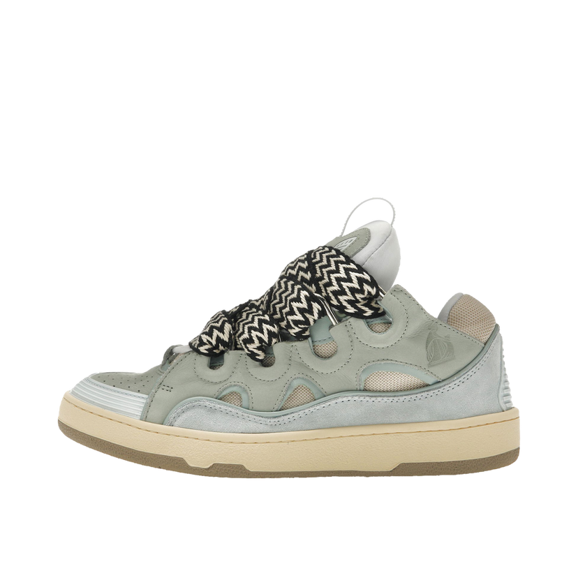 Кецове и обувки LANVIN Leather Curb "Light Blue" Сиво | FMKRK11DRA2A2121