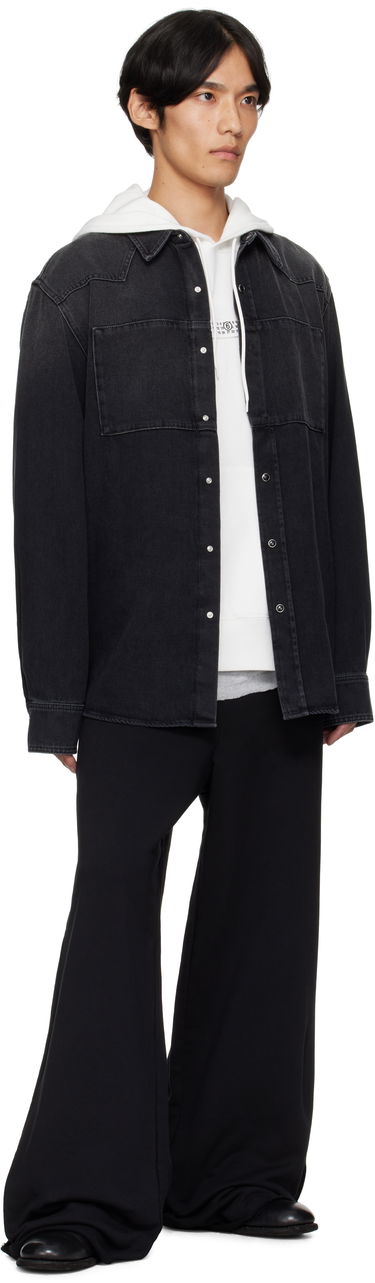 Риза Maison Margiela MM6 Maison Margiela Long Sleeve Denim Shirt Черно | SH0DT0031 M30011, 3