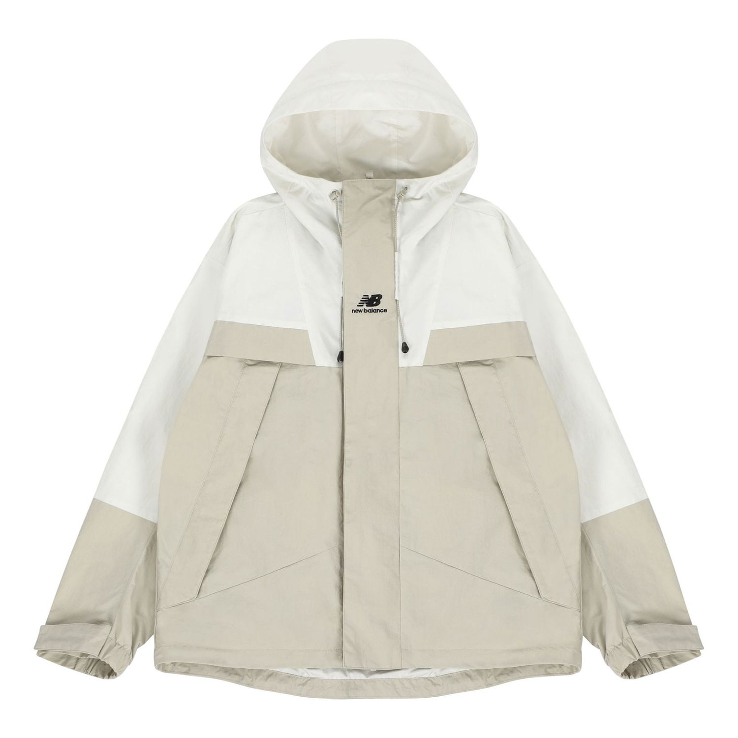 Ветровка New Balance Colorblock Hooded Jacket Бежово | 5AC14103-BEI, 0