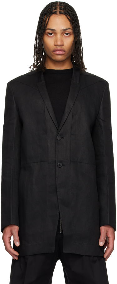 Яке Rick Owens Rick Owens Hollywood Lido Blazer Черно | RU01E5753 TWL, 0