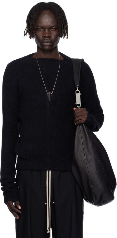 Пуловер Rick Owens Rick Owens Headon Pull Sweater Черно | RU02E1690 KWP, 0