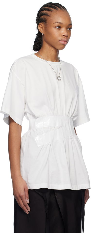 Тениска Maison Margiela MM6 Maison Margiela Taped Jersey T-Shirt Бяло | S52GC0335 M20048, 1