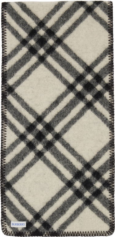 Шал Burberry Burberry Tri Bar Check Wool Scarf Черно | 8114301, 1